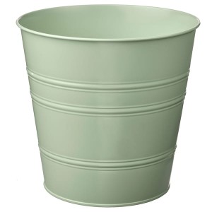 IKEA SOCKER plant pot, indoor/outdoor, 9 ½ in Light Green, Ikea Ireland | 0254MLKOP