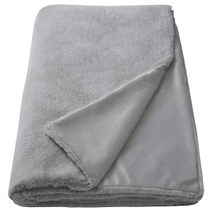 IKEA SOLTULPAN throw, light gray, 51x67 in, Ikea Ireland | 0581MARKO