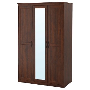 IKEA SONGESAND Wardrobe, 47 1/8x23 5/8x75 1/4 in Brown, Ikea Ireland | 9186OSBXA