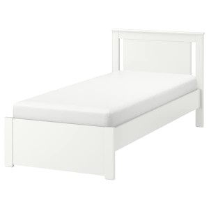 IKEA SONGESAND bed frame, Twin White, Ikea Ireland | 6043CDVQF