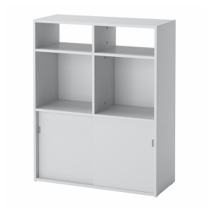 IKEA SPIKSMED open shelf unit, light gray, 30 3/8x38x12 5/8 in, Ikea Ireland | 9385CYPNJ