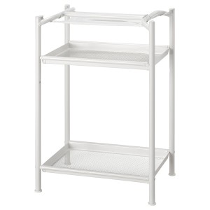 IKEA SPÄND table leg with storage, white, Ikea Ireland | 3704GKETA
