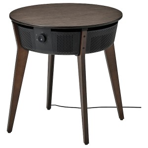 IKEA STARKVIND table with air purifier Stained Oak Veneer / Dark Brown Smart, Ikea Ireland | 7930NZRAP