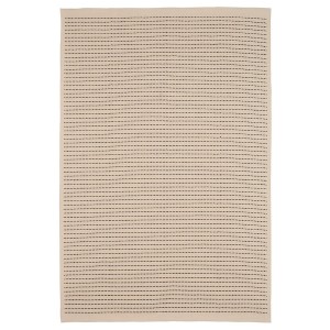IKEA STARREKLINTE rug, flatwoven, 5'1 inx7'3 in Natural / Black, Ikea Ireland | 6973BIJVG