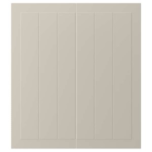 IKEA STENSUND 2-p door/corner base cabinet set, beige, 13x30 in, Ikea Ireland | 5973OYFPX
