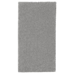 IKEA STOENSE Rug, low pile, medium gray, Length: 4 ' 11 in, Ikea Ireland | 4826FNASW