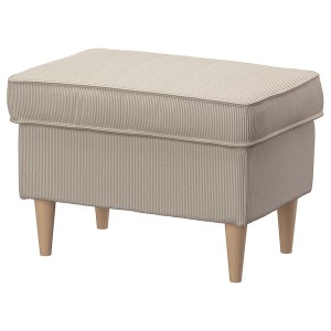 IKEA STRANDMON ottoman Kelinge Beige, Ikea Ireland | 0635BMILO