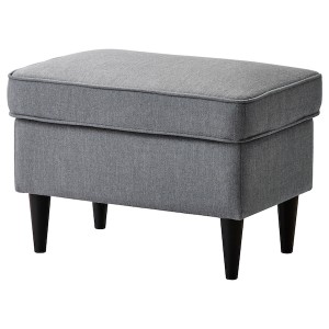 IKEA STRANDMON ottoman Nordvalla Dark Gray, Ikea Ireland | 0251XVTRH