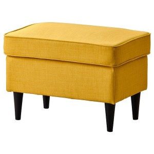 IKEA STRANDMON ottoman Skiftebo Yellow, Ikea Ireland | 6435HPOKR
