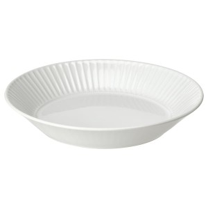 IKEA STRIMMIG serving plate, 11 in White, Ikea Ireland | 9706IWHLB