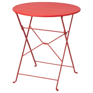 IKEA SUNDSÖ table, outdoor, 25 5/8 in Orange, Ikea Ireland | 6439CPMWA