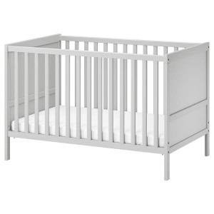 IKEA SUNDVIK crib, 27 1/2x52 in Gray, Ikea Ireland | 2305YQZCV