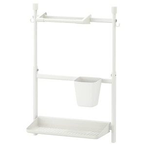 IKEA SUNNERSTA kitchen organizer set No Drill / Kitch Roll Hldr / Dish Drnr / Cont, Ikea Ireland | 1356EHRPV