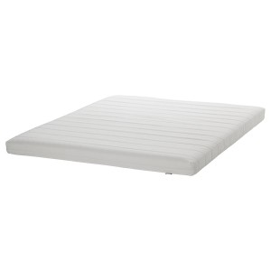 IKEA ÅSVANG foam mattress, Queen Medium Firm / White, Ikea Ireland | 0195WOLAC