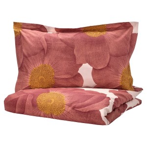 IKEA SVARTKLINT duvet cover and pillowcase(s), King Light Pink / Dark Pink, Ikea Ireland | 2476JRYKX