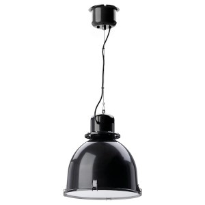 IKEA SVARTNORA pendant lamp, 15 in Black, Ikea Ireland | 0867GOZCR