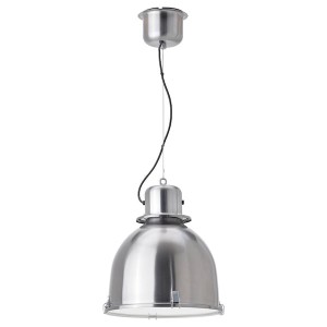 IKEA SVARTNORA pendant lamp, 15 in Stainless Steel Effect, Ikea Ireland | 3718BZROW