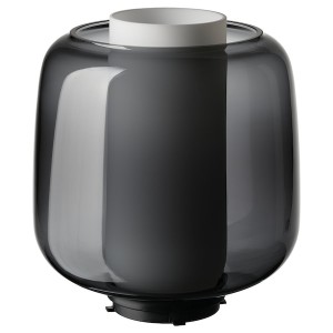 IKEA SYMFONISK shade for speaker lamp base Glass / Black, Ikea Ireland | 4972HNXZQ