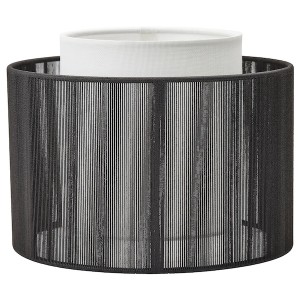 IKEA SYMFONISK shade for speaker lamp base Textile / Black, Ikea Ireland | 7418ENCTZ