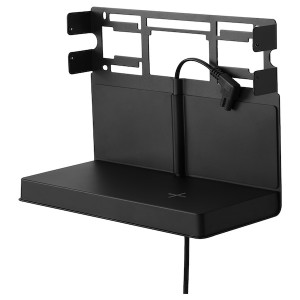 IKEA SYMFONISK shelf w wireless charger Black, Ikea Ireland | 6802NQHUA