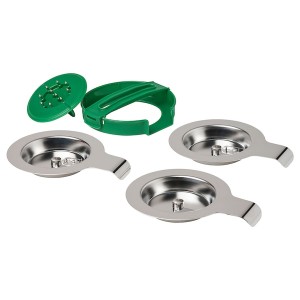 IKEA TABBERAS vegetable spiralizer, set of 4, stainless steel/green, Ikea Ireland | 3864XUBES