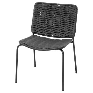 IKEA TEGELÖN chair, in/outdoor, dark gray/black, Ikea Ireland | 6512TSZIF