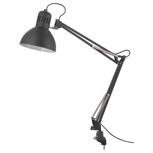IKEA TERTIAL Work lamp with LED bulb Dark Gray, Ikea Ireland | 9601XKNFS