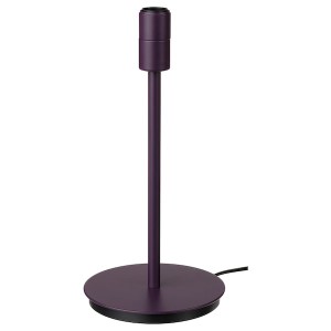 IKEA TESAMMANS table lamp base, purple, 12 in, Ikea Ireland | 7506PXWJF