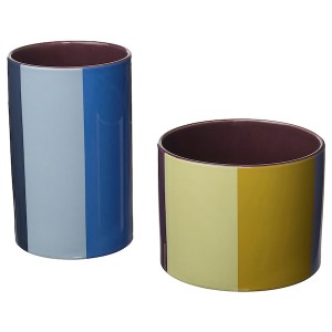 IKEA TESAMMANS vase/plant pot set of 2, multicolor, Ikea Ireland | 4986MBFLQ