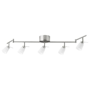 IKEA TIDIG ceiling light with 5 spotlights, nickel plated, Ikea Ireland | 0642RYCSU