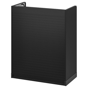 IKEA TITTEBO roll-front cabinet, black, 24 in, Ikea Ireland | 7085BQHMA