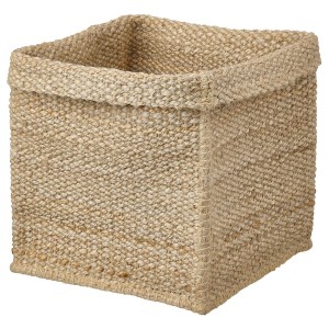 IKEA TJILLEVIPS basket, jute, 11 ¾x11 ¾x13 ¾ in, Ikea Ireland | 9137XNSVB