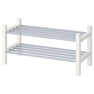 IKEA TJUSIG Shoe rack, 31 1/8 in White, Ikea Ireland | 0761HAJGC