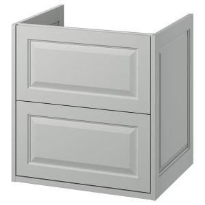 IKEA TÄNNFORSEN Bathroom vanity with drawers, 24x21x25 1/8 in Light Gray, Ikea Ireland | 0685JINYK