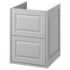 IKEA TÄNNFORSEN Bathroom vanity with drawers, 18x21x25 1/8 in Light Gray, Ikea Ireland | 6485KPJYA