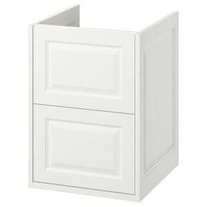 IKEA TÄNNFORSEN Bathroom vanity with drawers, 18x21x25 1/8 in White, Ikea Ireland | 0763ONUVI
