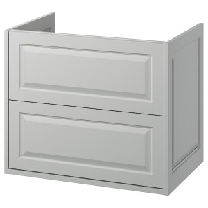 IKEA TÄNNFORSEN Bathroom vanity with drawers, 30x21x25 1/8 in Light Gray, Ikea Ireland | 6128MXTLU
