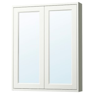 IKEA TÄNNFORSEN mirror cabinet with doors, 30x6x37 in White, Ikea Ireland | 2843DHVTS