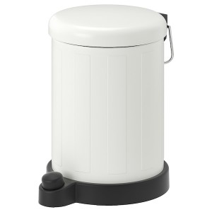 IKEA TOFTAN trash can, 1 gallon White, Ikea Ireland | 2594LNXIY