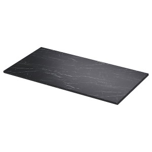 IKEA TOLKEN countertop, foliated board, 49x21 1/2 in Black Marble Effect, Ikea Ireland | 5608WVYDI