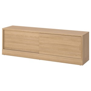 IKEA TONSTAD TV unit, 70 1/4x14 5/8x21 5/8 in Oak Veneer, Ikea Ireland | 7650HDOEK