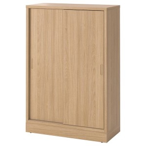 IKEA TONSTAD cabinet with sliding doors, 32 1/8x14 5/8x47 1/4 in Oak Veneer, Ikea Ireland | 3581QYIEN