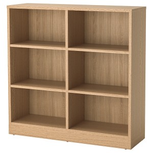 IKEA TONSTAD shelving unit, 47 1/2x14 5/8x47 1/4 in Oak Veneer, Ikea Ireland | 2198GFHNJ