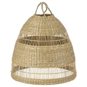 IKEA TORARED Pendant lamp shade, seagrass, Height: 13 in Diameter: 14 in, Ikea Ireland | 2317GLWTC