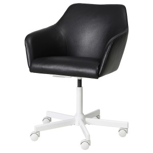 IKEA TOSSBERG / MALSKÄR swivel chair Grann Black / White, Ikea Ireland | 7604XCLMR