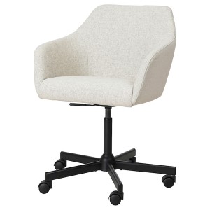 IKEA TOSSBERG / MALSKÄR swivel chair, Gunnared beige/black Gunnared Beige / Black, Ikea Ireland | 1726JNACR