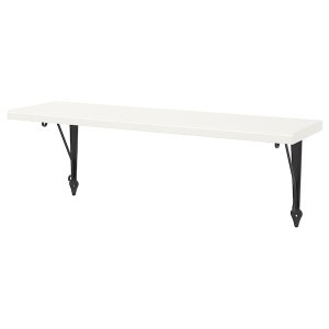 IKEA TRANHULT / KROKSHULT wall shelf, 31 1/2x7 7/8 in White Stained Aspen, Ikea Ireland | 4271DVKPC