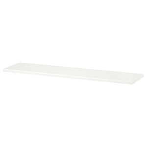 IKEA TRANHULT shelf, 47 1/4x11 3/4 in White Stained Aspen, Ikea Ireland | 5741LZMTC