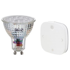 IKEA TRÅDFRI / STYRBAR starter kit, smart wireless dimmable/white spectrum, GU10, Ikea Ireland | 9678SMKQI