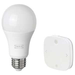 IKEA TRÅDFRI remote control kit, E26 Smart Wireless Dimmable / White Spectrum, Ikea Ireland | 4270WKSNI